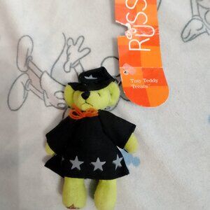 "Russ" , Tiny Teddy Treats, Halloween Bear Toy